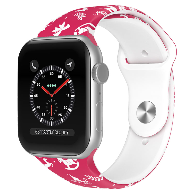 Soft Silicone Christmas Pattern Adjustable Watch Band Strap for Apple Watch Ultra 49mm Ultra 2 49mm Series 9 45mm SE (2023) 44mm Series 8 45mm 7 45mm 6 5 4 SE 44mm SE (2022) 44mm 3 2 1 42mm Size L Soft Silicone Christmas Pattern Adjustable Watch Band Strap for Apple Watch Ultra 49mm Ultra 2 49mm Series 9 45mm SE (2023) 44mm Series 8 45mm 7 45mm 6 5 4 SE 44mm SE (2022) 44mm 3 2 1 42mm Size L
